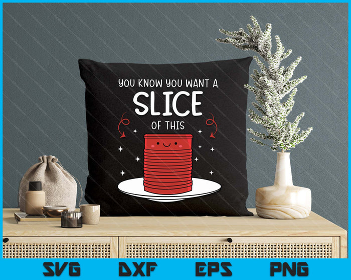 Funny Thanksgiving Canned Cranberry Sauce SVG PNG Digital Printable Files