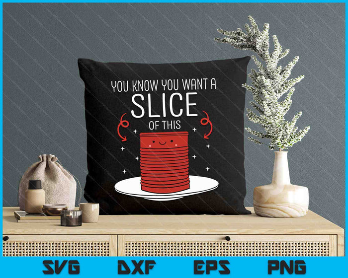 Funny Thanksgiving Canned Cranberry Sauce SVG PNG Digital Printable Files