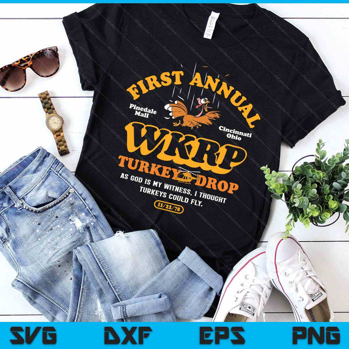 Thanksgiving I Thought Turkeys Could Fly SVG PNG Digital Printable Files
