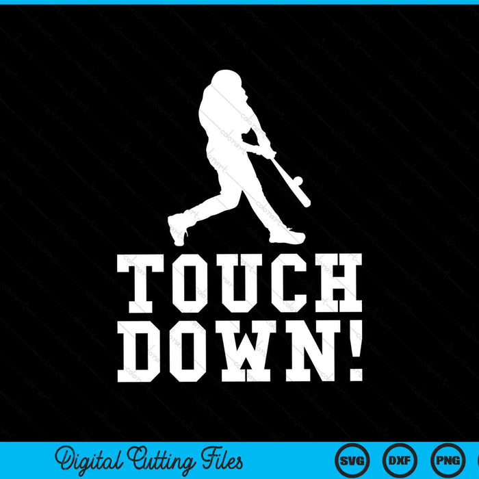 Touchdown baseball football sports SVG cut file