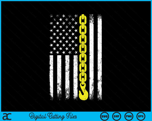Funny Tow Truck US Flag Trucking Driver SVG PNG Digital Cutting Files