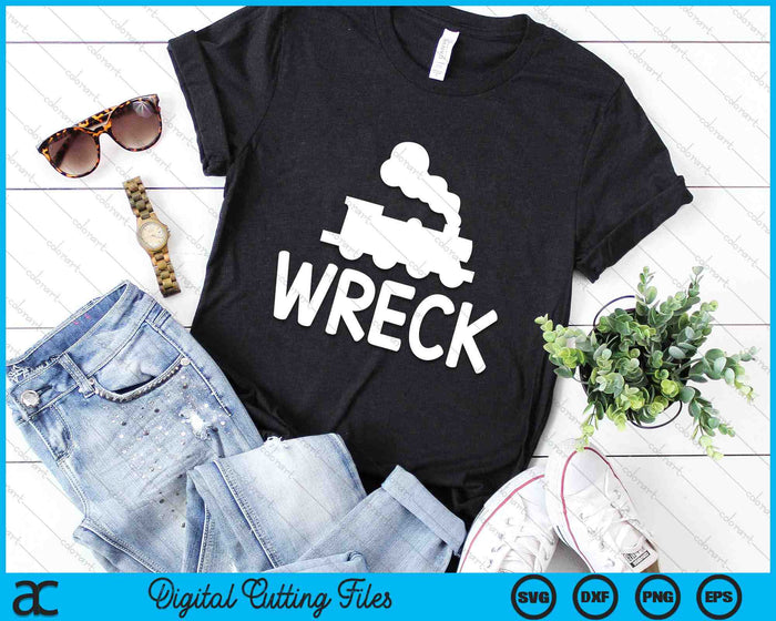 Funny Train Wreck Sarcastic Joke SVG PNG Digital Cutting Files