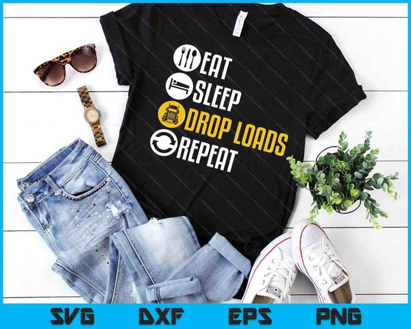 Funny Truck Driver Shirt Joke Saying Trucker Gift SVG PNG Digital Cutting Files