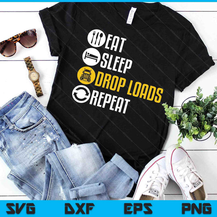 Funny Truck Driver Shirt Joke Saying Trucker Gift SVG PNG Digital Cutting Files