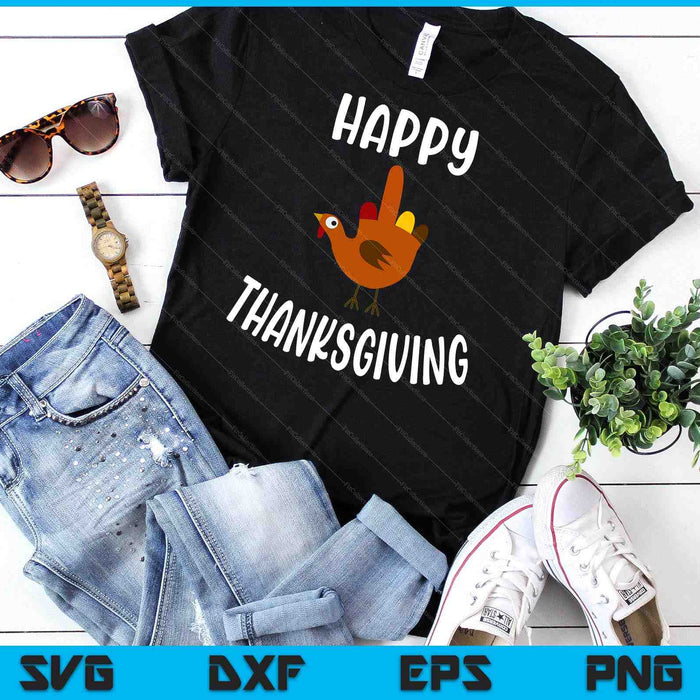 Funny Turkey Thanksgiving Gear Happy Thanksgiving Turkey SVG PNG Digital Cutting Files