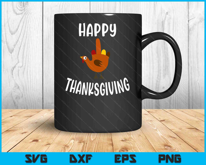 Funny Turkey Thanksgiving Gear Happy Thanksgiving Turkey SVG PNG Digital Cutting Files