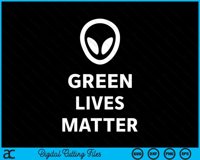 Grappige UFO Alien Green Lives Matter SVG PNG digitale afdrukbare bestanden
