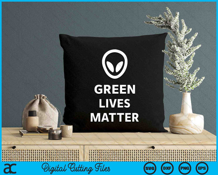 Grappige UFO Alien Green Lives Matter SVG PNG digitale afdrukbare bestanden