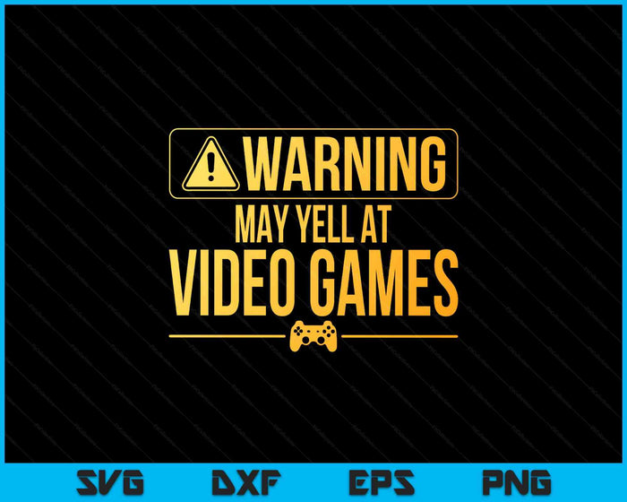 Funny Video Game Art For Men Women Gaming Nerd PC Gamer SVG PNG Digital Printable Files