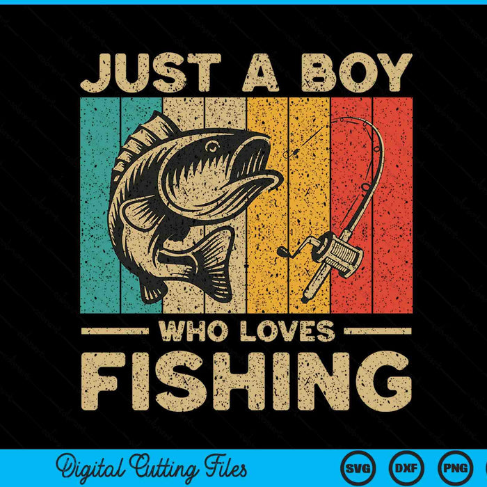 Vintage fishing jokes boys fisherman bass fish SVG cut file