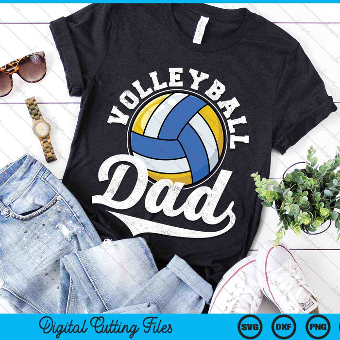 Funny Volleyball Dad Volleyball Sports SVG PNG Digital Cutting Files