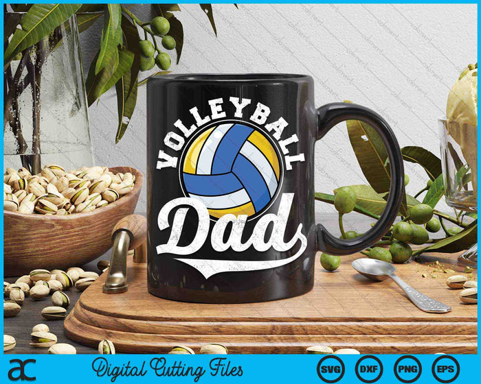 Funny Volleyball Dad Volleyball Sports SVG PNG Digital Cutting Files