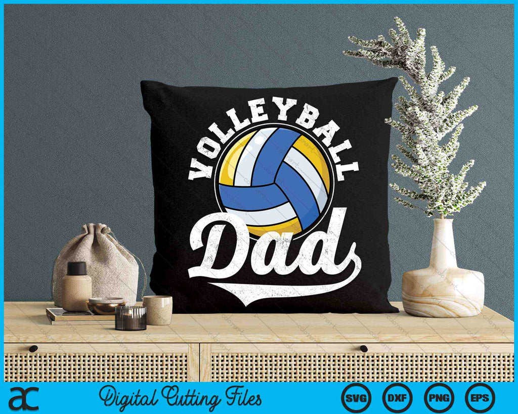 Funny Volleyball Dad Volleyball Sports SVG PNG Digital Cutting Files ...