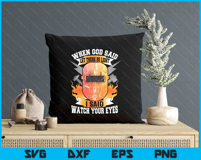 Funny Welding Image On Back Of SVG PNG Digital Printable Files