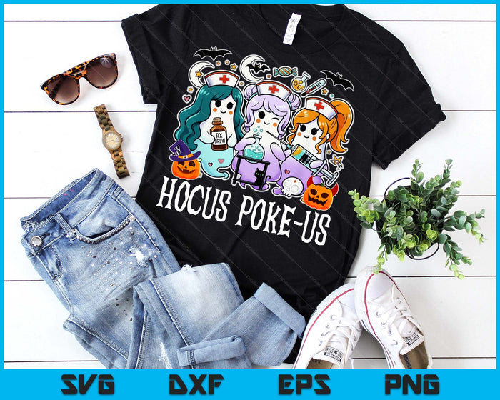 Witches Nurse Spooky Nurse Witch Halloween Nursing Pun SVG PNG Digital Printable Files