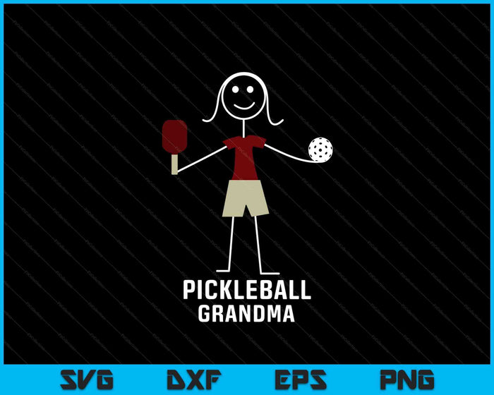 Funny Womens Pickleball Grandma Pickleball SVG PNG Digital Printable Files