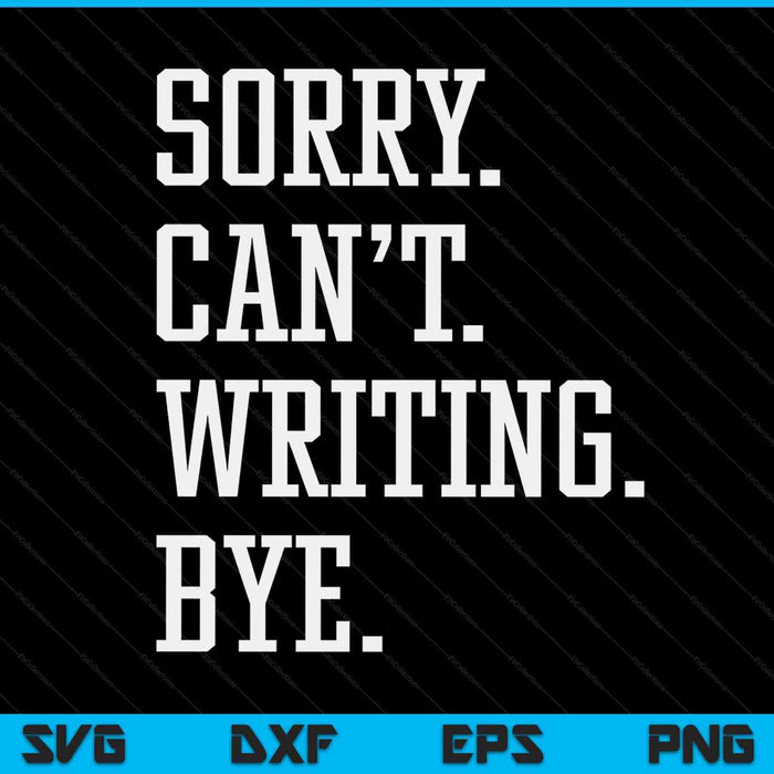 Writing writer author for or girls SVG cut file