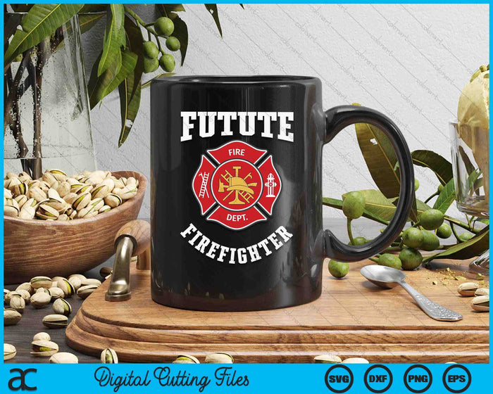 Future Firefighter SVG PNG Digital Cutting File