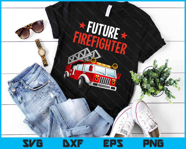 Future Firefighter Fireman Firefighting SVG PNG Digital Printable Files