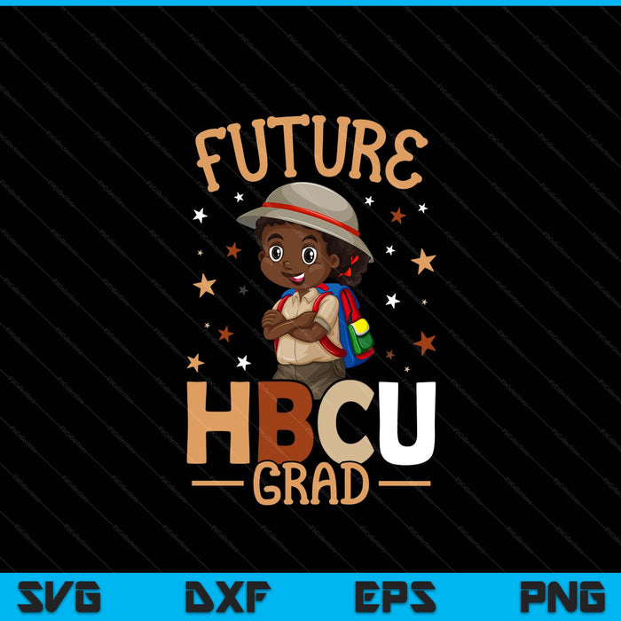Future HBCU Graduate Afro Black Boy College Graduation SVG PNG Cutting Files