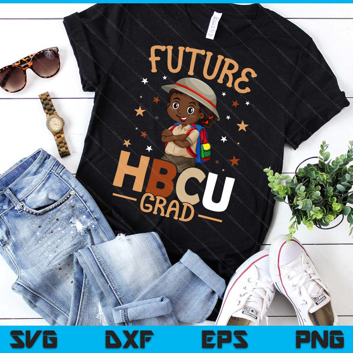 Future HBCU Graduate Afro Black Boy College Graduation SVG PNG Cutting Files