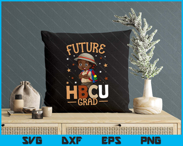 Future HBCU Graduate Afro Black Boy College Graduation SVG PNG Cutting Files