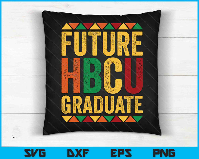 Futuro graduado de HBCU Histórico Black College Alumni SVG PNG Cortando archivos imprimibles