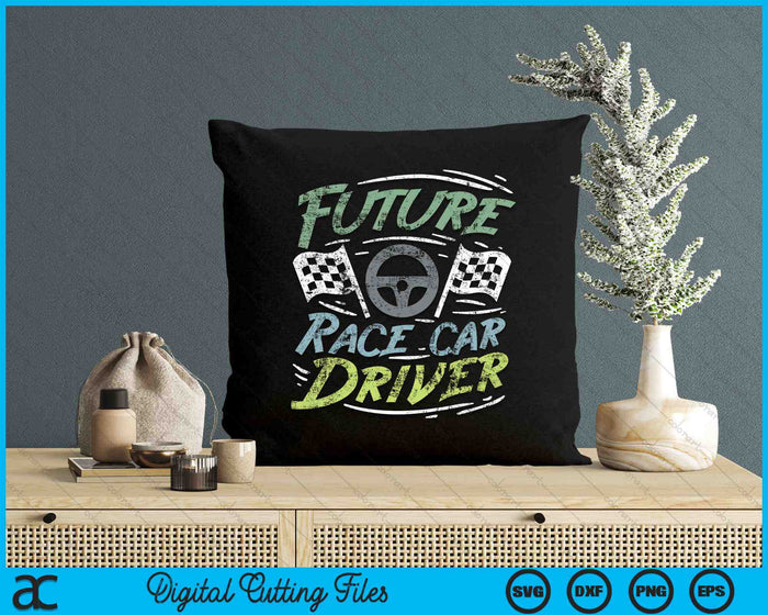 Future Race Car Driver SVG PNG Digital Cutting Files