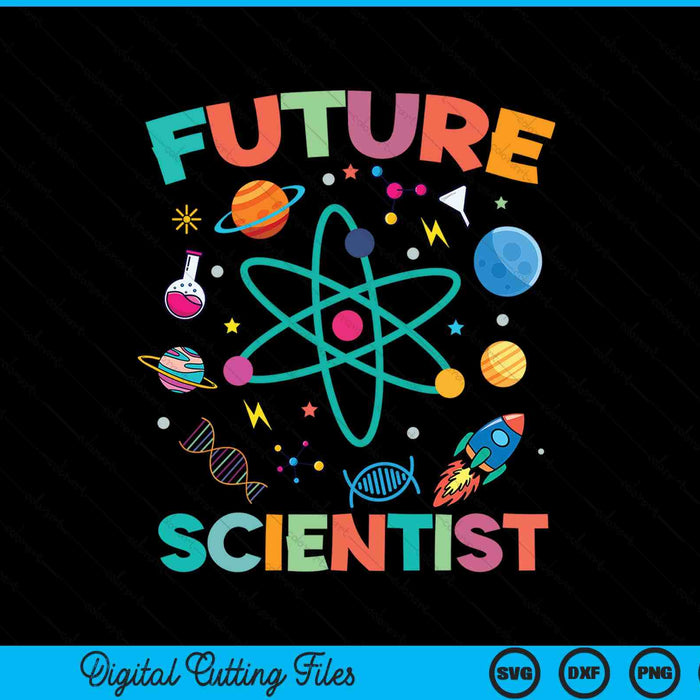 Future scientist STEM science fair scientist SVG cut file