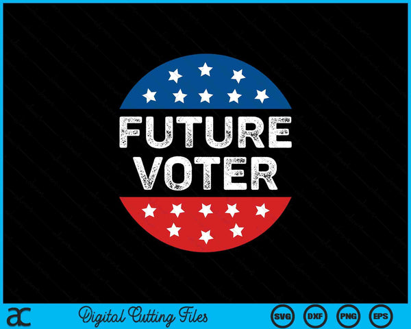 Future voter vintage SVG cut file