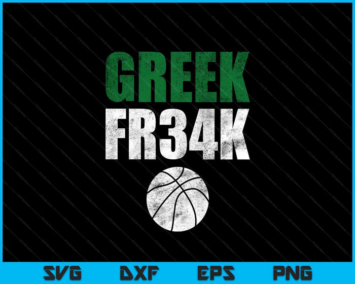 GREEK FR34K Milwaukee Wisconsin Basketball Championship SVG PNG Digital Printable Files