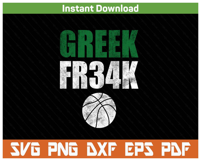 Greek Freak Milwaukee Basketball Championship SVG PNG
