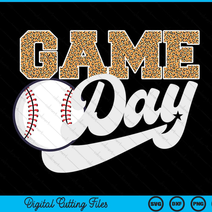 Baseball game day vibes baseball coach fan player SVG cut file