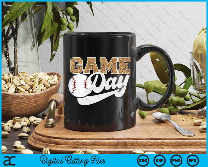 Baseball Game Day Vibes Baseball Coach Fan Player SVG PNG Digital Cutting Files