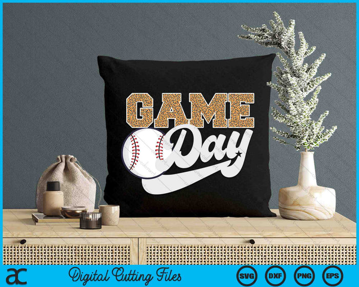 Baseball Game Day Vibes Baseball Coach Fan Player SVG PNG Digital Cutting Files