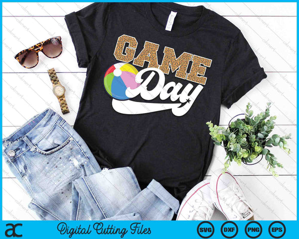 Beach Ball Game Day Vibes Beach Ball Coach Fan Player SVG PNG Digital Cutting Files