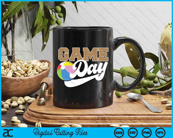 Beach Ball Game Day Vibes Beach Ball Coach Fan Player SVG PNG Digital Cutting Files