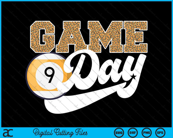 Poolball Game Day Vibes Poolball Coach Fan Player SVG PNG Digital Cutting Files