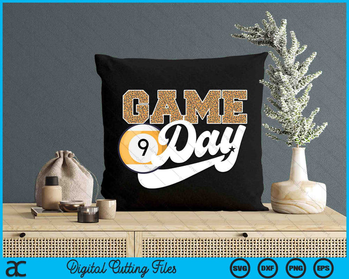 Poolball Game Day Vibes Poolball Coach Fan Player SVG PNG Digital Cutting Files