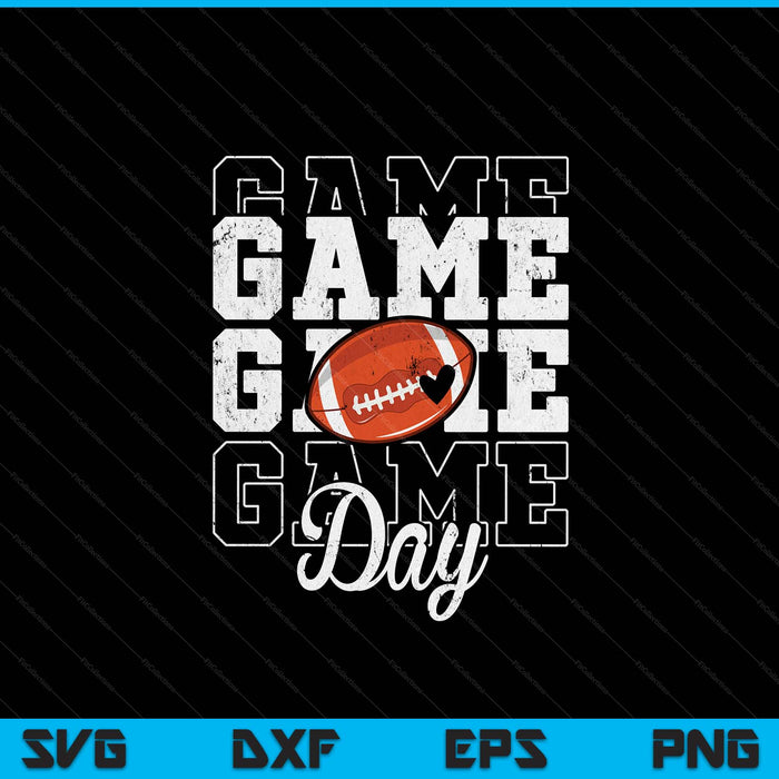 Game day American football for SVG cut file