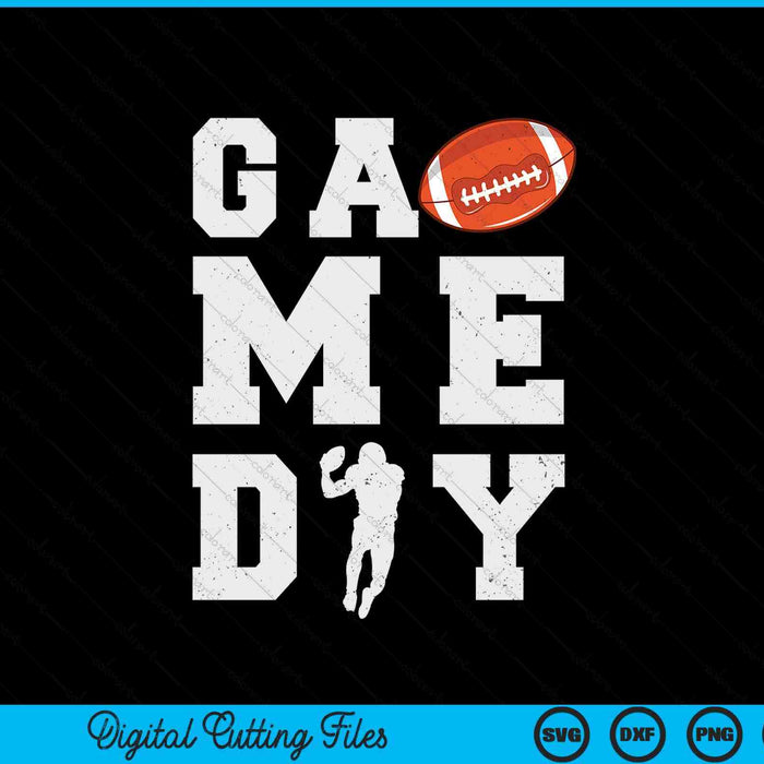 Game day American football vibes SVG cut file