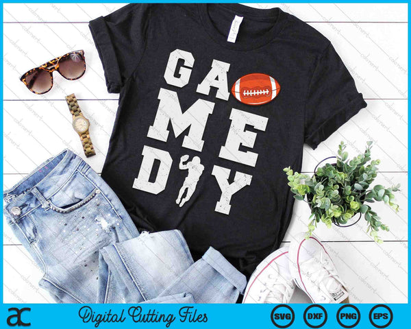 Game Day American Football Vibes SVG PNG Digital Printable Files