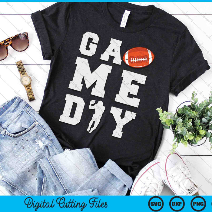 Game Day American Football Vibes SVG PNG Digital Printable Files