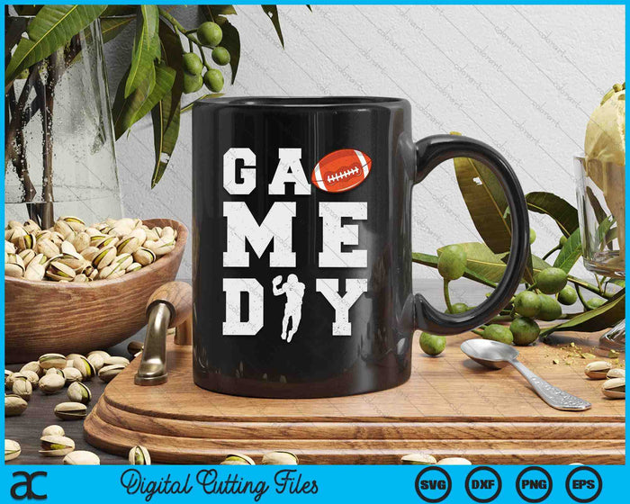 Game Day American Football Vibes SVG PNG Digital Printable Files