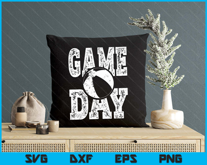 Game Day Beach Ball Season Funny Men Women Team Sports Vintage SVG PNG Digital Printable Files