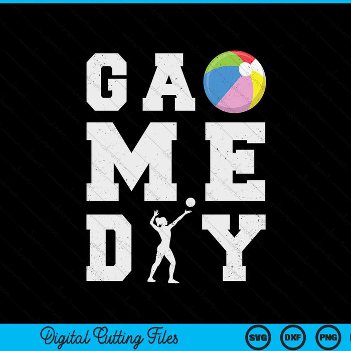 Game Day Beach Ball Vibes SVG PNG Digital Printable Files