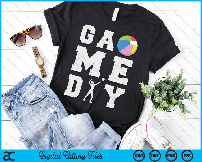 Game Day Beach Ball Vibes SVG PNG Digital Printable Files