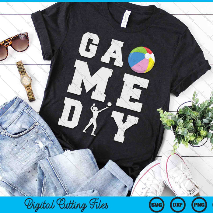 Game Day Beach Ball Vibes SVG PNG Digital Printable Files