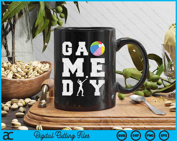 Game Day Beach Ball Vibes SVG PNG Digital Printable Files