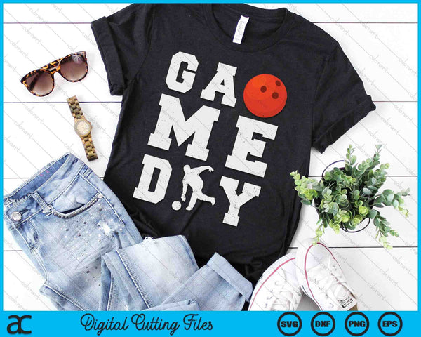 Game Day Bowling Vibes SVG PNG Digital Printable Files